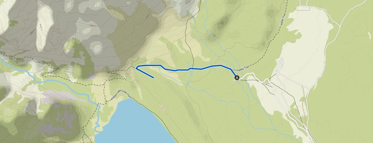 Phelps Lake Overlook — Death Canyon Trailhead — Grand Teton National